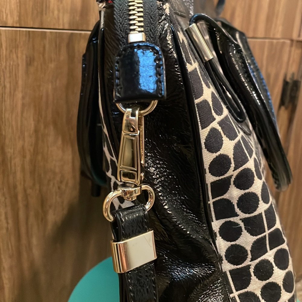 Kate Spade New York Zipper Tote Bag. Signature Pattern Vintage - Picture 7 of 15